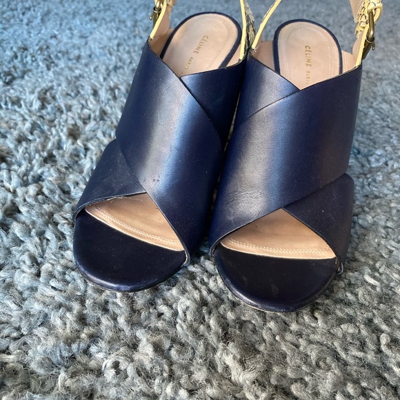 Celine wedge heel sandals - Picture 3 of 10
